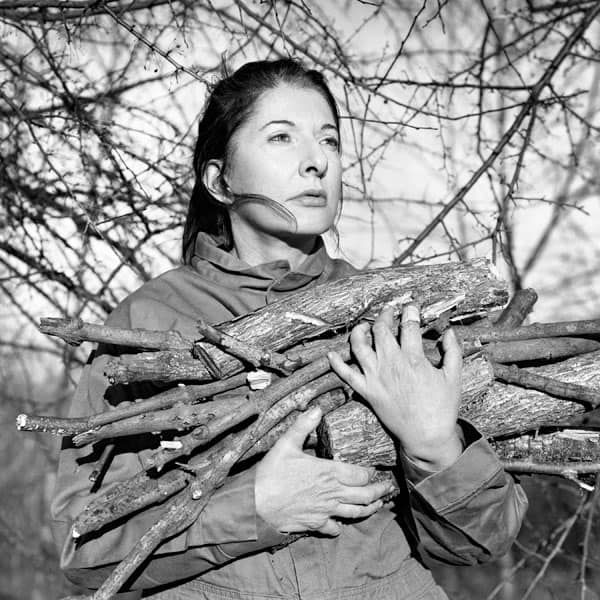 Marina Abramović, Portrait with Firewood, 2009