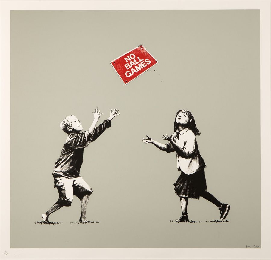 Banksy, No Ball Games