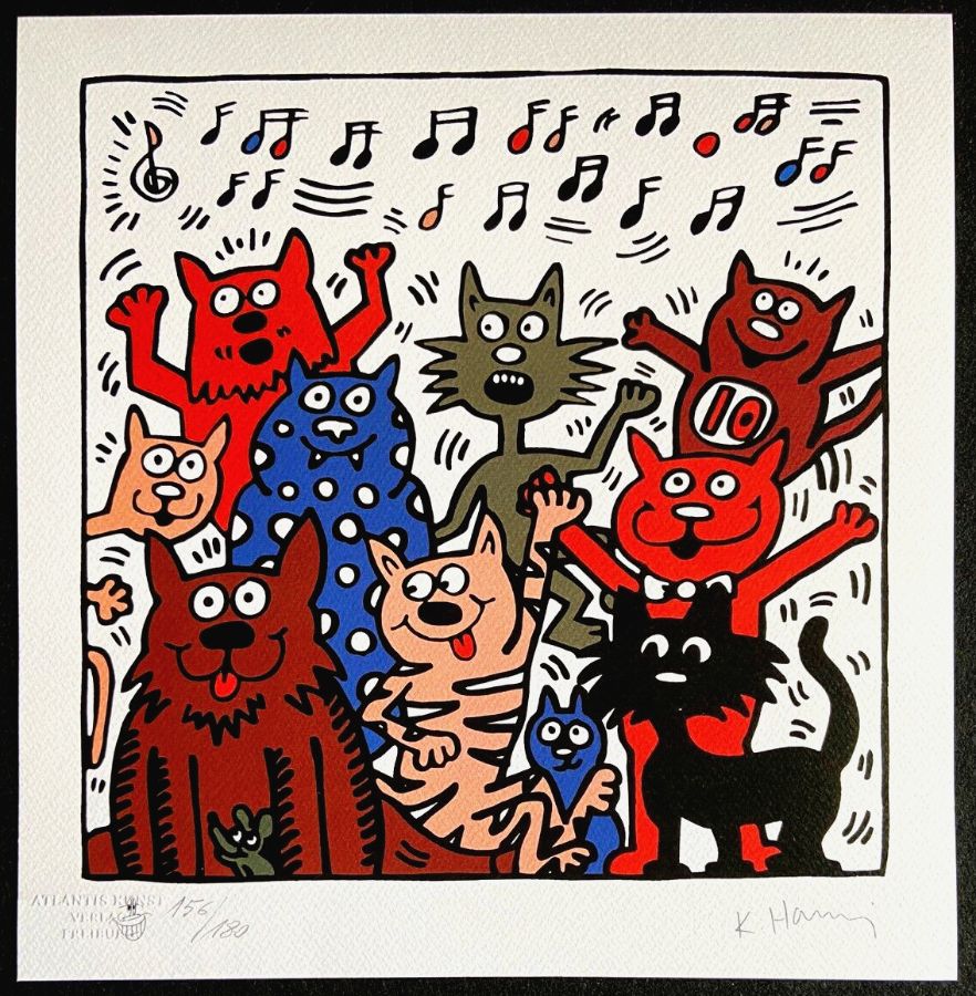 Keith Haring, Gatti